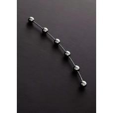 Steel Thai Anal Beads Stick (50x15x28mm
