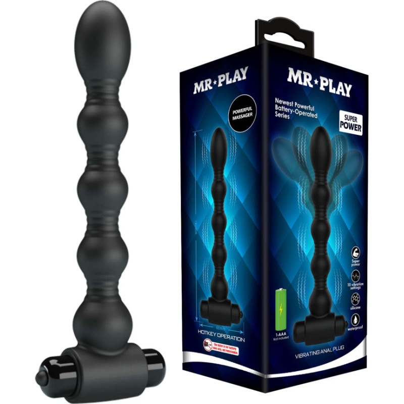 Mr. Play MR PLAY - VIBRATING ANAL PLUG - 10 functions