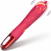 B - Series Fox Wibrator-Silicone Vibrator USB, 10 vibration modes, Heating