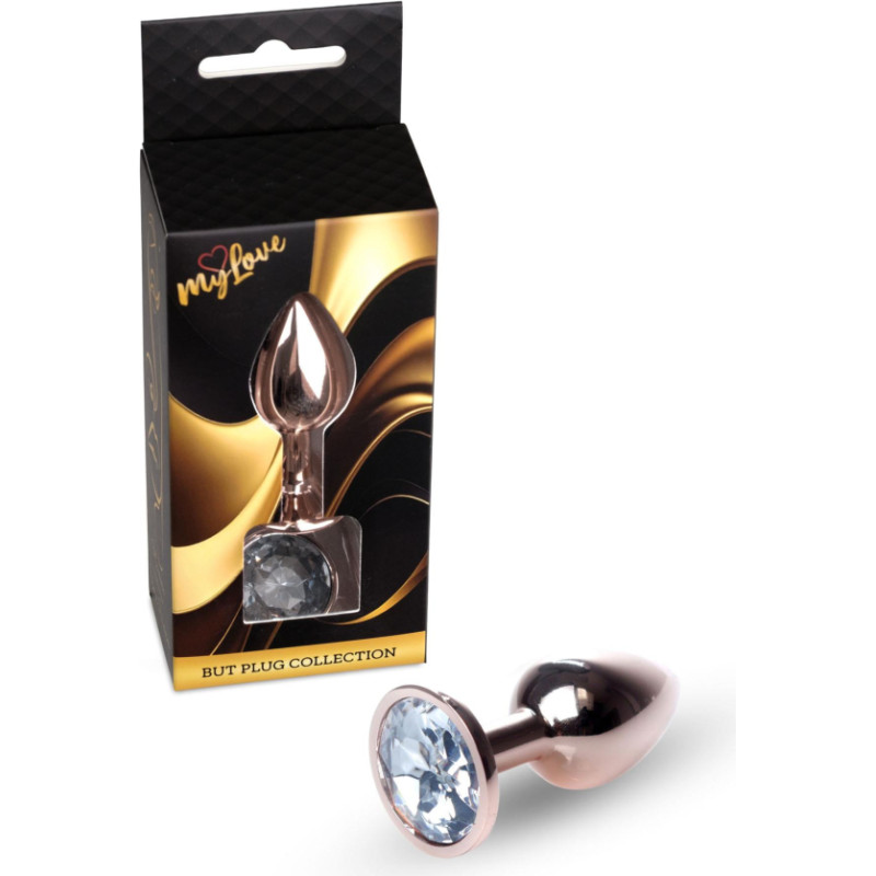 Mylove Toys - Jewellery Red Gold PLUG- Clear