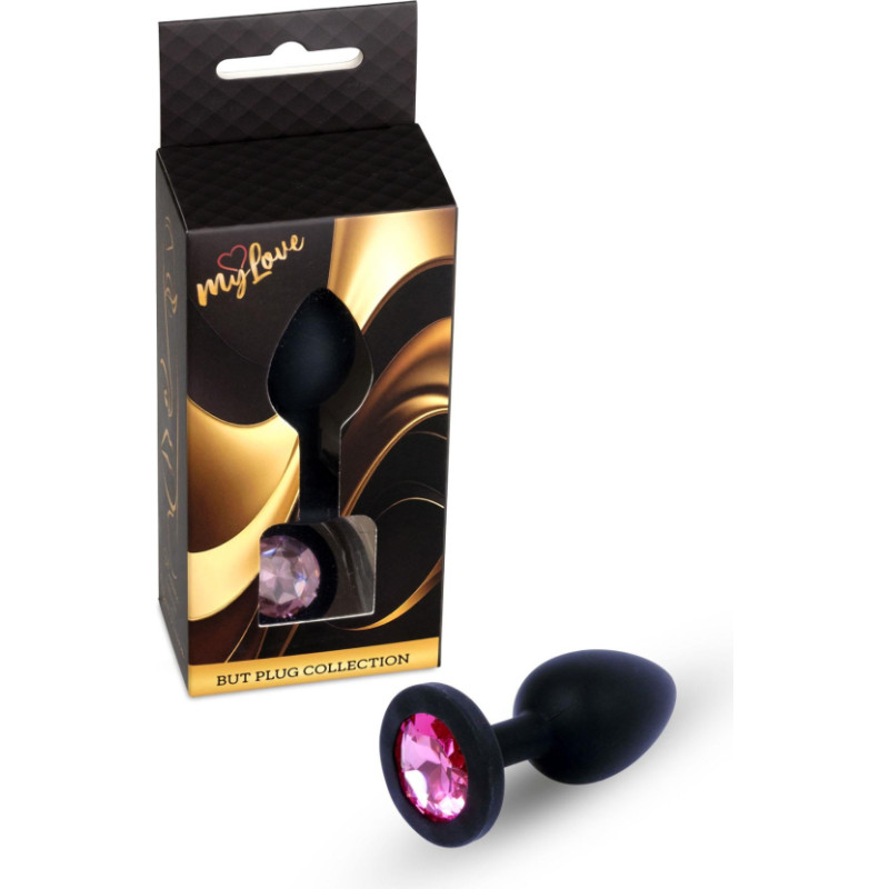 Mylove Toys - Jewellery Black Silicone PLUG Small