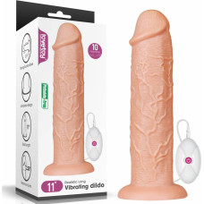 Lovetoy 11'' Realistic Long Vibrating Dildo