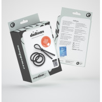 Crushious Daltons - Juego de anillos de silicona - Negro