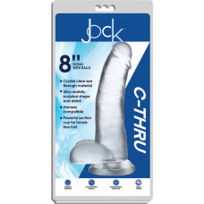 Curve Toys Dildo ar bumbiņām - 8 / 20,5 cm