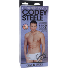 Doc Johnson Codey Steele - Reālistisks ULTRASKYN Dildo - 8 / 20 cm - Vaniļa