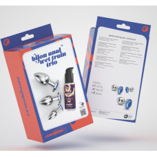 Crushious Bijou — Trío de Tapones Joyas Húmedos — 3 Tapones Joyas — Azul