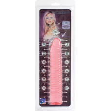 Doc Johnson „Sunrise“ – briaunotas želė dildo – 7/18 cm