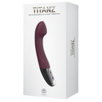 Excellent Power Titanz Vibrators Rubine Red