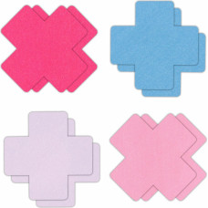 Ns Novelties Pasties Cross II Assort 4 Pair