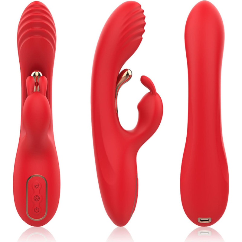 B - Series Joy Crazy Horse Red Three-point vibration