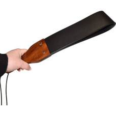 Prowler RED Leather and Wood Flapper Paddle