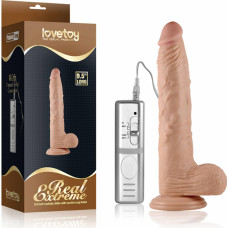 Lovetoy 9.5'' Real Extreme Vibrating Dildo Flesh