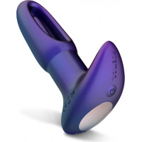 Hueman - Voyager Vibrating Butt Plug With Tapping - Purple