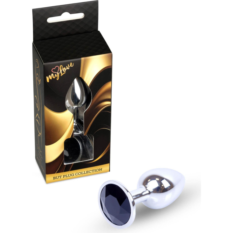 Mylove Toys - Jewellery Silver PLUG- Black