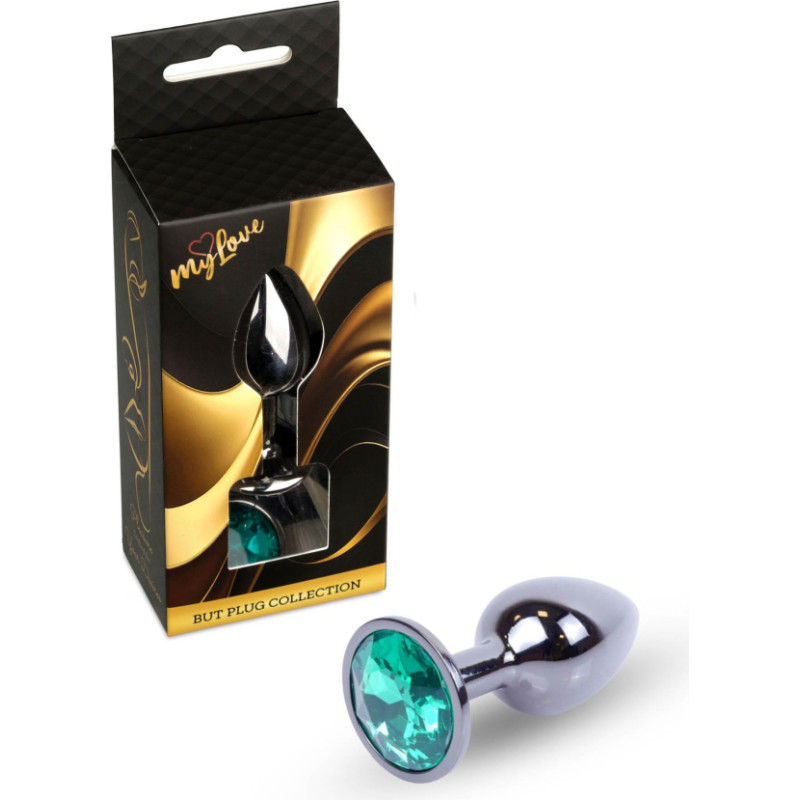 Mylove Toys - Jewellery Dark Silver PLUG- Green