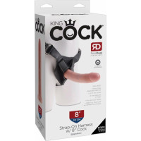 King Cock Strap-On 8 inch