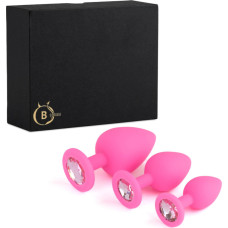 B - Series Heavyfun Jewellery - Silicone PLUG - SET Pink
