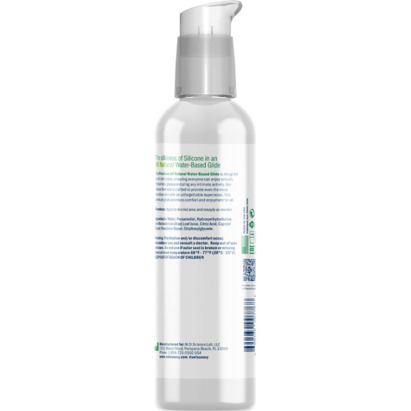 Swiss Navy Natural Lubricant - 4 fl oz / 118 ml