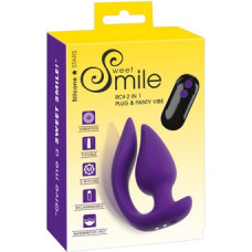Sweet Smile Smile RC 2in1 vibrējošais aizbāznis un biksīšu aizbāznis