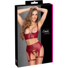 Cottelli Lingerie Plaukta krūštura komplekts sarkans 80B/M