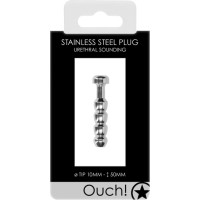 Ouch! By Shots Rievots dobs dzimumlocekļa aizbāznis - 0,4 / 10 mm