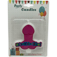 Kinky Pleasure Świeczka-Party Penis Candle XL Pink