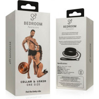 Bedroom Fantasies - Faux Leather
Collar & Chain Black