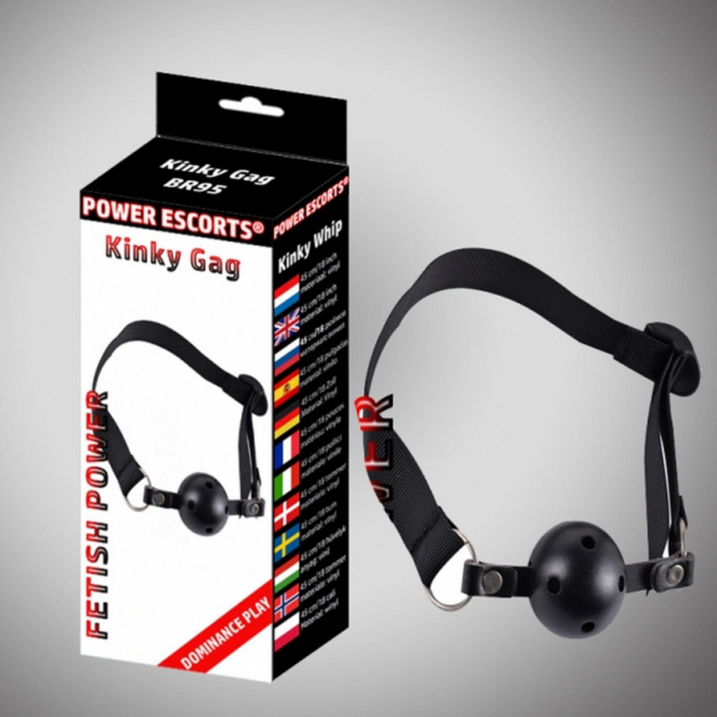 Power Escorts Kinky gag black  ball gag