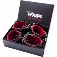 Whips Collections Wiązania-WHIPS krzyżak czerwony