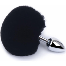 Fantasy BUTT PLUG black bunny tail