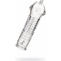 A-Toys , Penis Sleeve, TPR, Transparent, 14.7 cm
