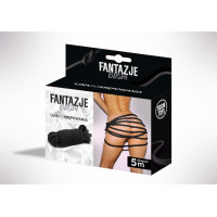 Grammi Linki - Fantazje BDSM Lina do krępowania 5m Czarna