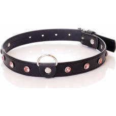 Fetish B - Series Collar - 2 cm pink crystal