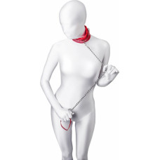 Toyfa Anonymo collar, PU leather, red