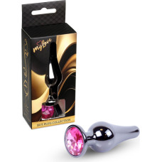 Mylove Toys - Jewellery Dark Silver BUTT PLUG- Pink