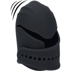 Levelz Adjustable Vibrating Silicone Penis Head Stimulator - Black