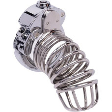 Fantasy Stainless Steel Penis Cage 1 with Advanced Locking Mechanism