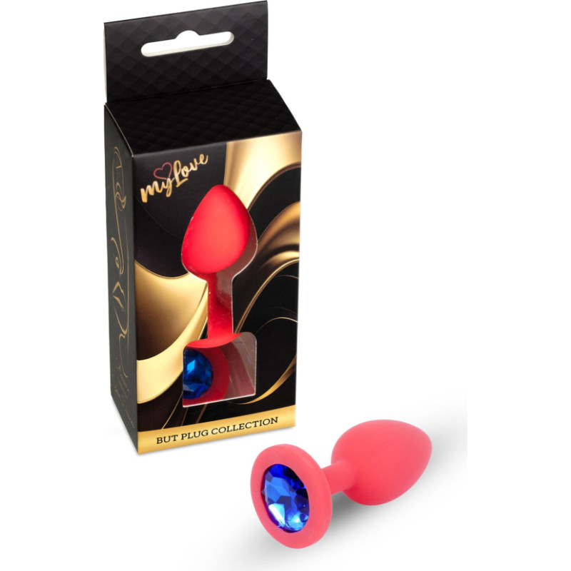 Mylove Toys - Jewellery Red Silicone PLUG Medium