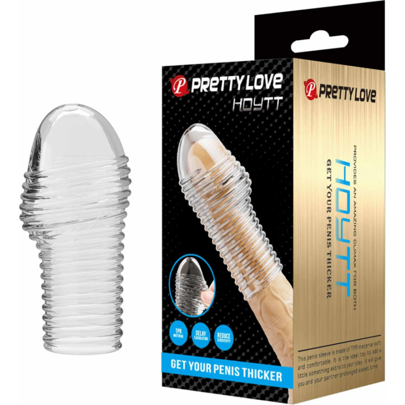 Pretty Love Penis Sleeve – Hoytt (Clear)