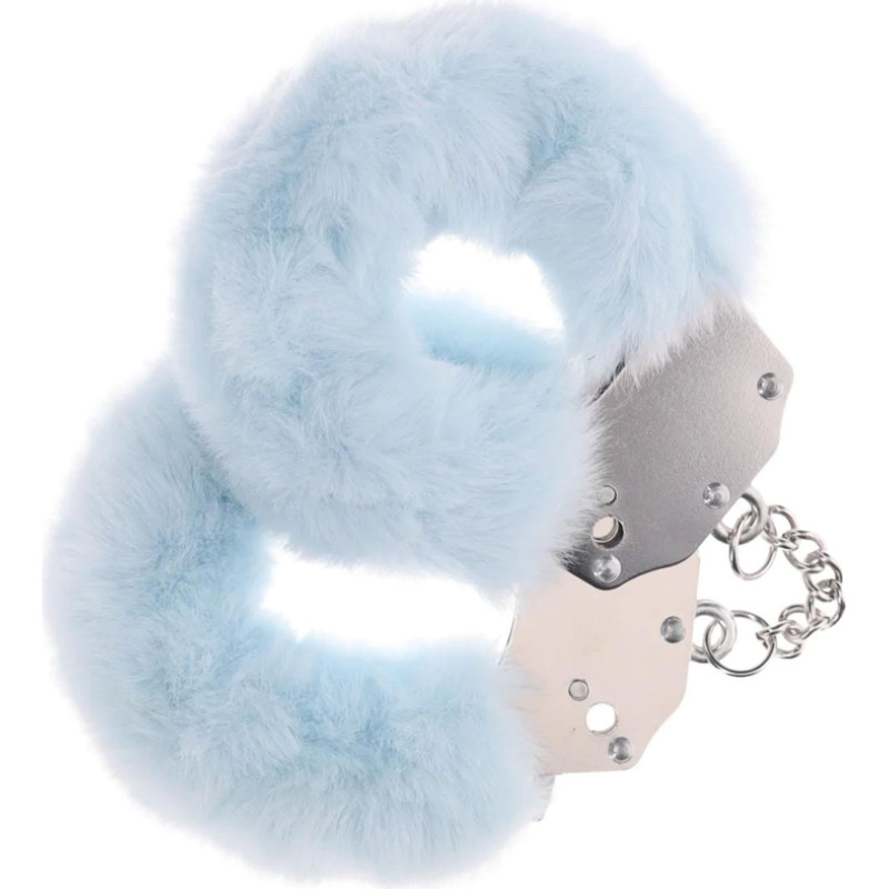 Ouch! Heavy-duty Fluffy Handcuffs - Powder Blue