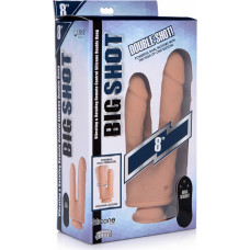 Curve Toys Šķidra silikona dubultās iespiešanās dildo Double Shot - 8 / 20,5 cm