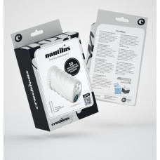 Crushious Nautilus — Masturbador de Entrenamiento con Bala Removible — Blanco