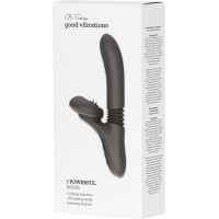 B - Series Fox Silicone Vibrator 7 Powerful Modes - Licking,
Thrusting and Heating, Black
