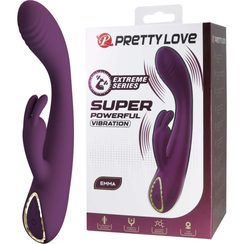 Pretty Love Emma – Powerful Silicone Rabbit Vibrator