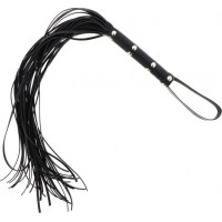 Hidden Desire Long Studded Flogger Whip