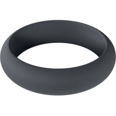 Levelz Wide O Silicone Cockring - XL - 50mm - Black