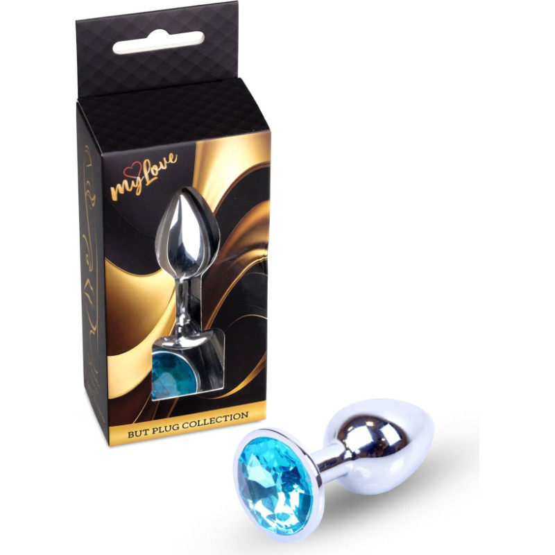 Mylove Toys - Jewellery Silver PLUG- Light Blue