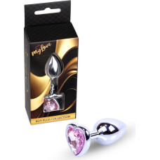 Mylove Toys - Jewellery Silver  Heart PLUG- Rose