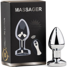 B - Series Heavyfun Metal Butt Plug S Vibrator USB - Remote Control