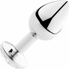 Secret Play CLEAR CRYSTAL JEWELLED METAL BUTT PLUG